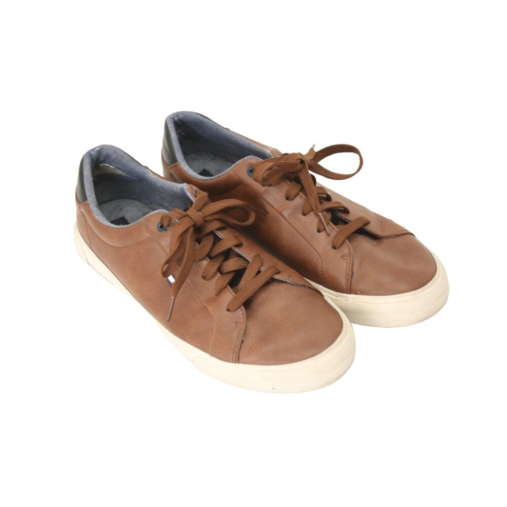 Tommy Hilfiger Shoes Men’s Size US 9 Sneakers Brown Leather